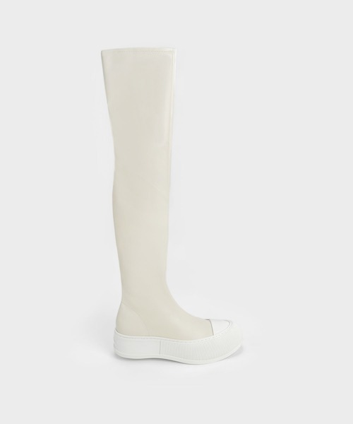 CHARLES ＆ KEITH ブーツ Harrianna ハリーアンナサイハイブーツ