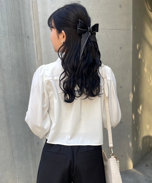 one after another NICE CLAUP シャツ ブラウス アソートボタン三角襟
