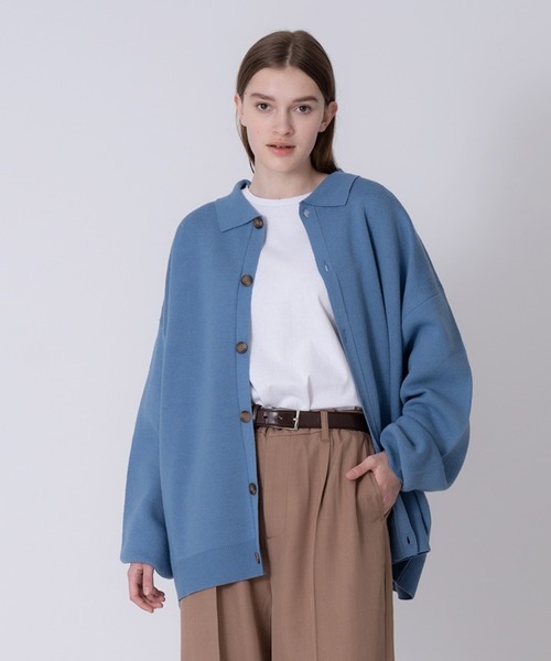 ONSILY ミックスニットシャツカーディガン ONCILY（オンシェリー）の「MIX PATTERN KNIT SHIRT CARDIGAN