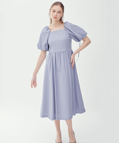 23区 ドレス 「APPLAUDIR」スクエアネックタフタ : ZOZOTOWN