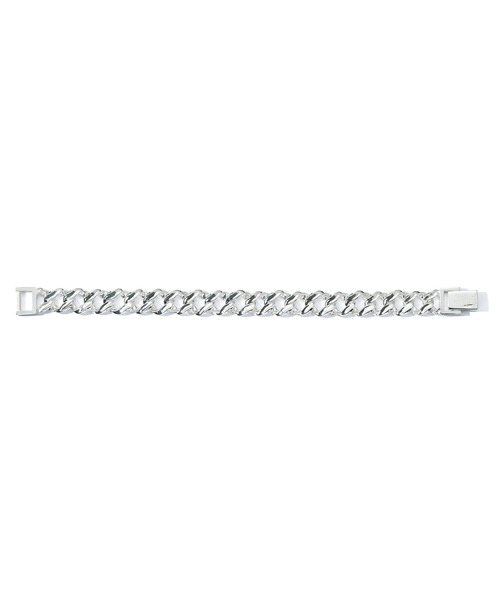 ブレスレット LINK CHAIN SKIN SILVER BRACELET / リンク チェーン スキン シルバー ブレスレット メンズの画像