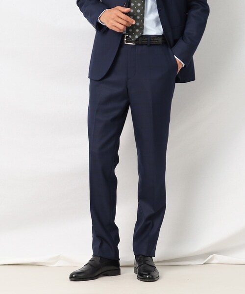 TAKEO KIKUCHI（タケオキクチ） スラックス シャイニー ウインドウペン
