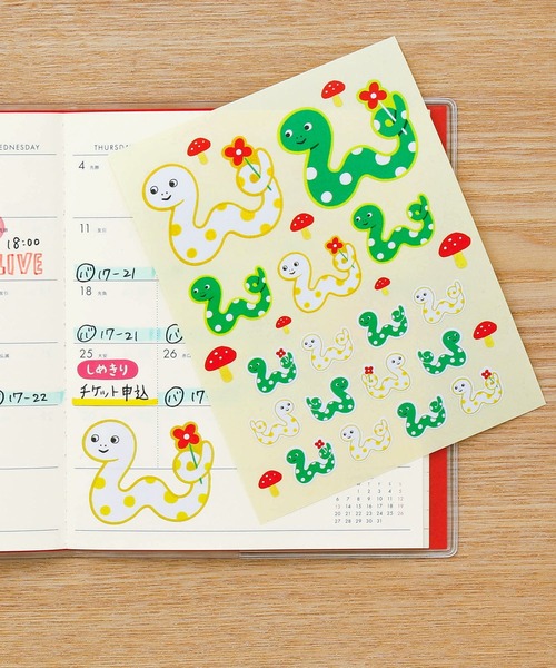 ニューレトロ ステッカー みんなのシール ミニ 干支 2026年 : ZOZOTOWN