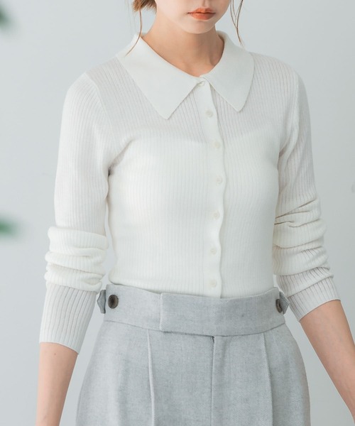 ニット セーター ROLLA’S　CAROLINE KNIT LONG-SLEEVE TOP レディース ニット セーター ROLLA'S CAROLINE KNIT LONG-SLEEVE TOP