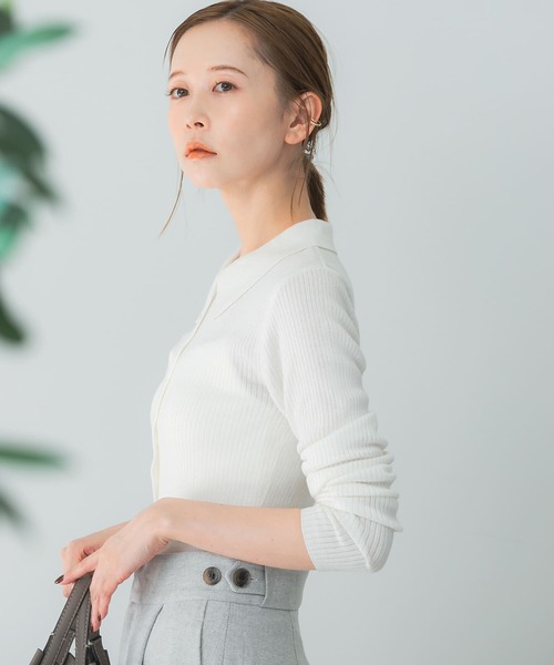 ニット セーター CAROLINE KNIT LONGSLEEVE TOP レディース ニット セーター ROLLA'S CAROLINE KNIT LONG-SLEEVE TOP