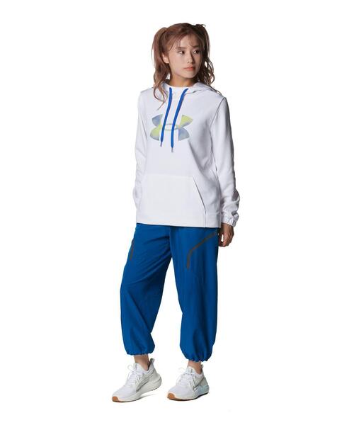 トレーナー スウェット UAアーマーフリース ビッグロゴ プルオーバー フーディー（トレーニング/レディース） レディース UNDER ARMOUR トレーナー スウェット UAアーマーフリース