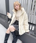 ダウンコート ダウンジャケット ハートキルティ...の詳細画像5