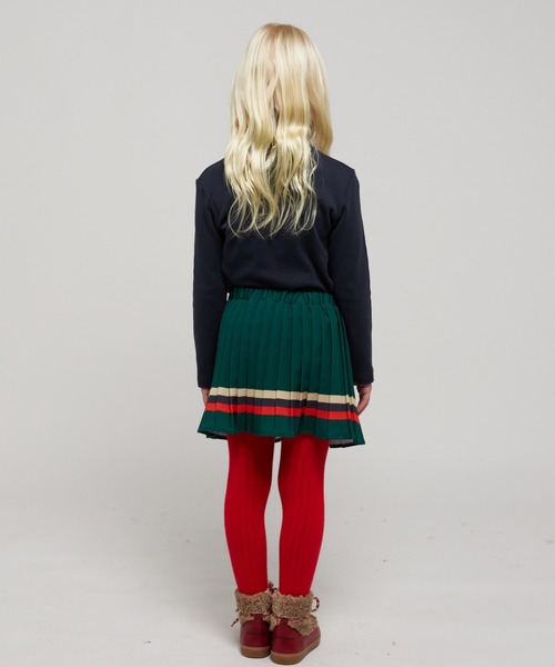 BOBO CHOSES（ボボショーズ） スカート Stripes pleated woven skirt