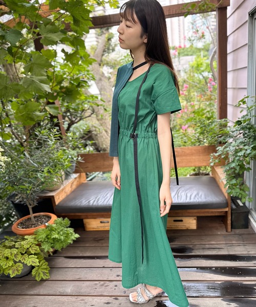 AVIE（アビィ） ワンピース 半袖 ワッシャーTeeセットデザイン