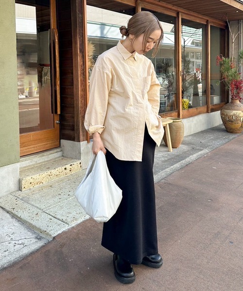 ブラウス シャツ 「サイズ展開あり」ワークオーバーサイズシャツ