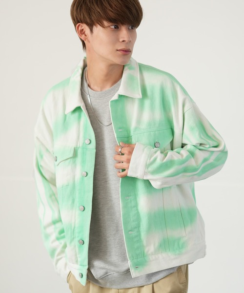 improves（インプローブス） デニムジャケット gジャン スプレー加工