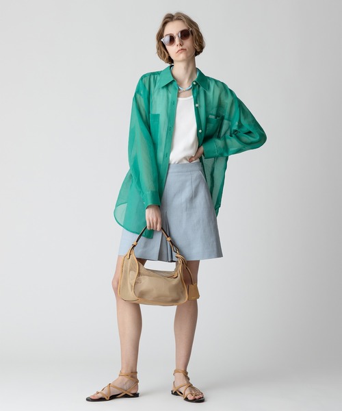 専用　今期　plage オーガンジーシアーシャツ 専用 今期 plage オーガンジーシアーシャツ（organdy sheer