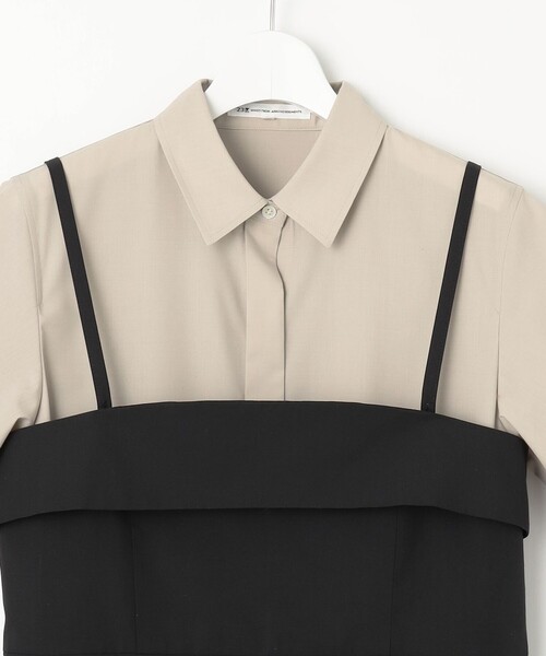 23区 シャツワンピース 「CLASSY.コラボ」ビスチェコンビ