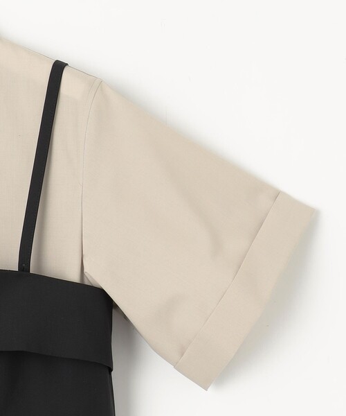 23区（ニジュウサンク） シャツワンピース 「CLASSY.コラボ」ビスチェ
