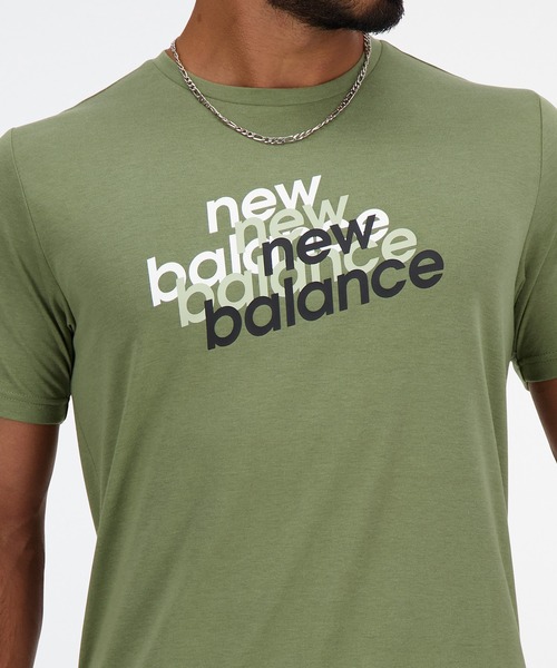 New Balance tシャツ Sport Essentials ヘザーテック