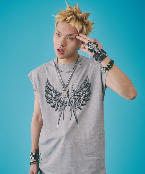 GALFY（ガルフィー） タンクトップ GALFY-ゴリ厨二タンク メンズ