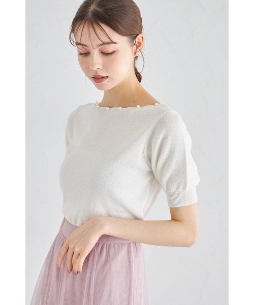 keep my closet　パール付きトップス keep my closet パール付きトップス