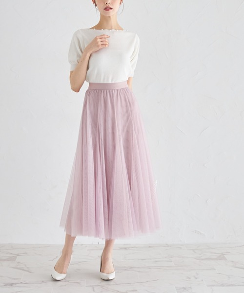 tocco closet ニット セーター パール付きスカラネック