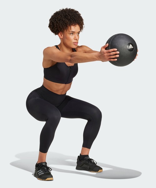 【 】リブ スポーツインパクトブラ + バイクショーツ adidas スポーツブラ TLRD インパクト リュクス トレーニング