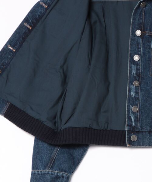 未使用[デジグアル]オシャレGジャン♪ デシグアル Desigual デニムジャケット ポケット付き （ブルー