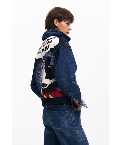 【最終 お値下げ】 デシグアル　デニムジャケット Desigual デニムジャケット gジャン PRAGAMICKEY レディース