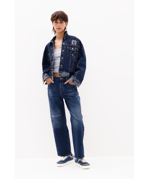 デシグアル　デニムジャケット　レディース　新品未使用 Desigual デニムジャケット gジャン PRAGAMICKEY レディース