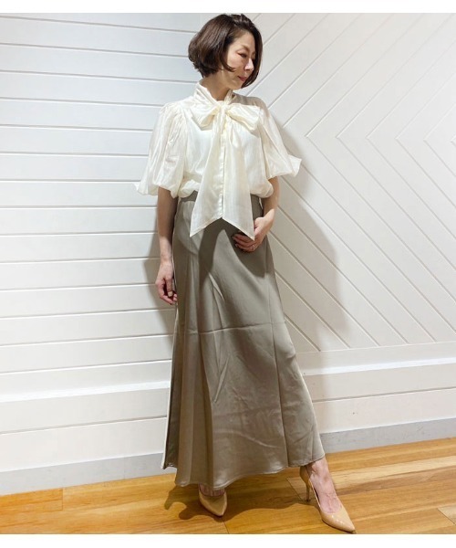 ブラウス シャツ 「DESERT ROSE/デザートローズ」many way　シアーパフスリーブブラウス レディース Desert Rose ブラウス シャツ 「DESERT ROSE/デザートローズ