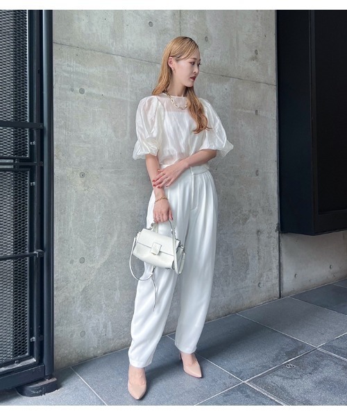 ブラウス シャツ 「DESERT ROSE/デザートローズ」many way　シアーパフスリーブブラウス レディース Desert Rose ブラウス シャツ 「DESERT ROSE/デザートローズ