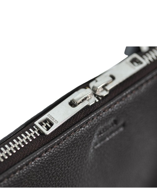 SEEKER（シーカー） ビジネスバッグ 「EDGE」コンビレザー ラウンド