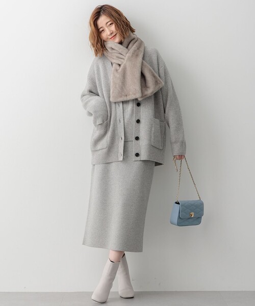 23区 ニット セーター 「洗える」カシミヤブレンド クルーネック