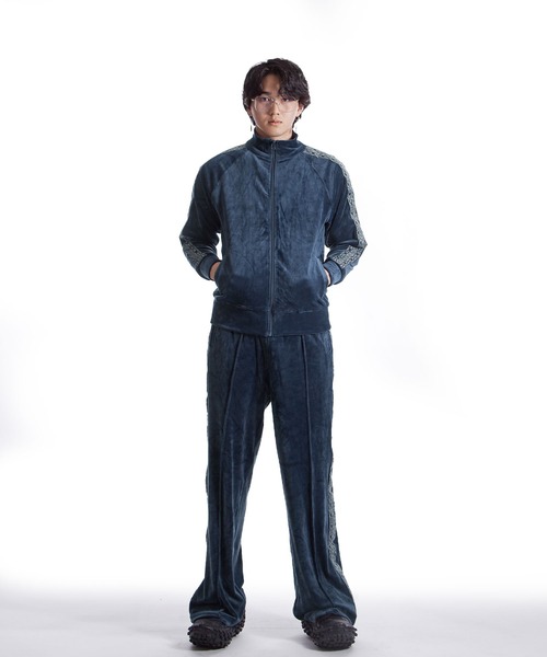 ZIP FIVE -White Line- ブルゾン アウター 「White Line」 90s ベロア