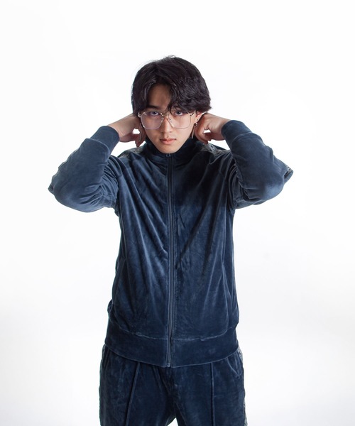 ZIP FIVE -White Line- ブルゾン アウター 「White Line」 90s ベロア