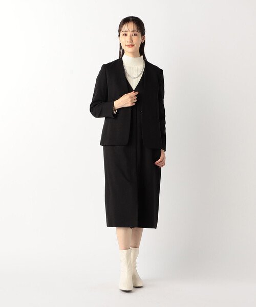 COMME CA ISM（コムサイズム） スーツ 「セットアップ対応」杢調 ノー