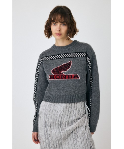 MOUSSY ニット セーター HONDA JACQUARD ニットトップス