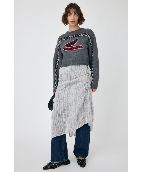 ニット セーター HONDA JACQUARD ニットトップス レディース セール】HONDA JACQUARD ニットトップス（ニット/セーター