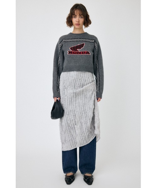 ニット セーター HONDA JACQUARD ニットトップス レディース セール】HONDA JACQUARD ニットトップス（ニット/セーター