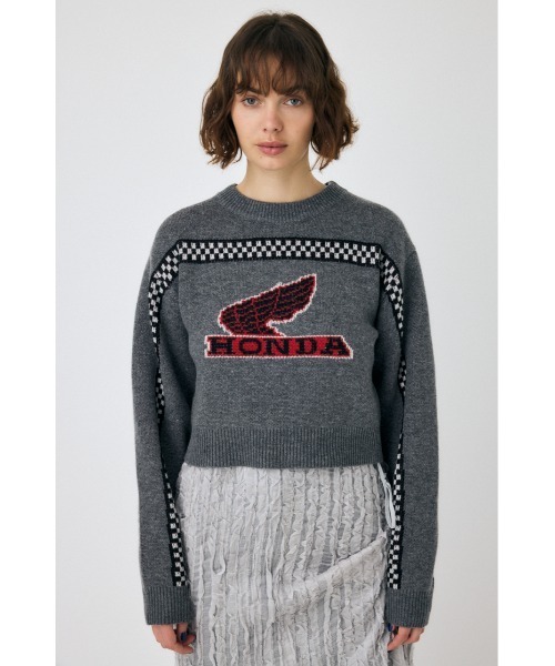 MOUSSY ニット セーター HONDA JACQUARD ニットトップス