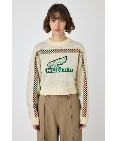 MOUSSY ニット セーター HONDA JACQUARD ニットトップス