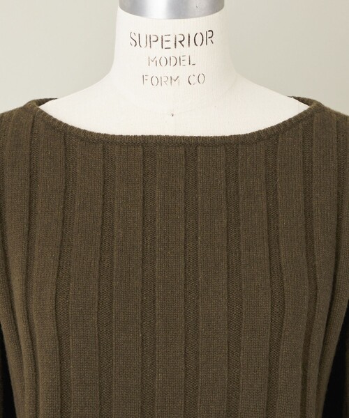 conte コンテNVL ワイドリブ ニット