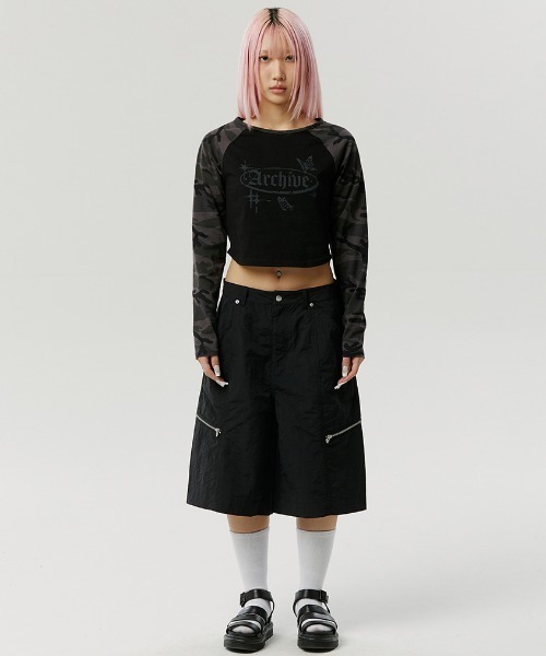 tシャツ A'GEM/9 × .kom 「ROMANTIC CROWN/ロマンティック クラウン」ARCHIVE RAGLAN L/S /アーカイブラ ROMANTIC CROWN tシャツ A'GEM/9 × .kom 「ROMANTIC CROWN