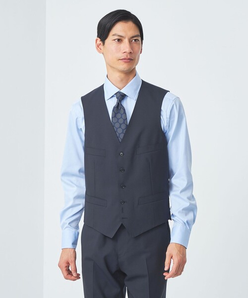 Green label relaxing REDA製 ビジネススーツ ネイビー メンズ スーツREDA × green label relaxing ネイビーM