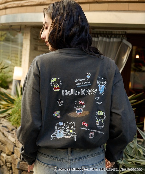 sanrio（サンリオ） tシャツ 「HELLO KITTY」別注 ハローキティ リボン