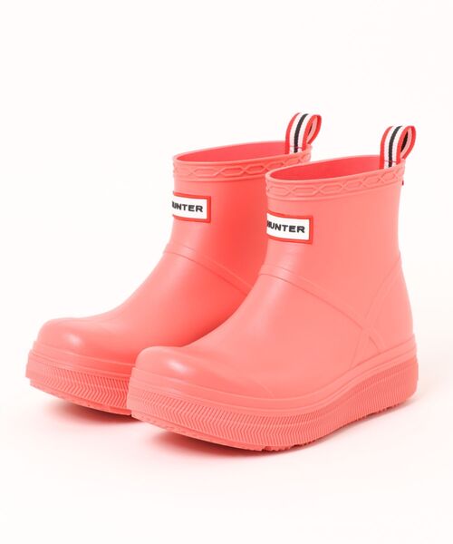 【saya122800】　HUNTER　レインブーツ　ピンク　バックル付 レインブーツ ピンク系 HUNTER(ハンター) - 海外通販のBUYMA