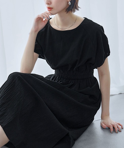 LOWO セットアップ 「綿100％使用」ショート丈ボリュームスリーブ