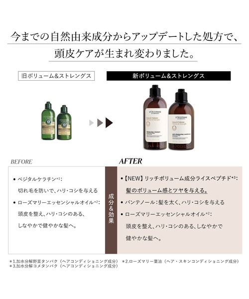 L'OCCITANE シャンプー1本 リンス2本 L'OCCITANE シャンプー ロクシタン l'occitane ボリューム