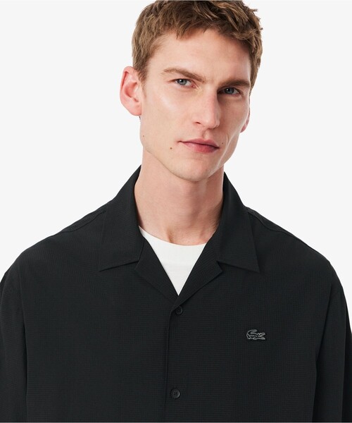 LACOSTE シャツ ブレイサブルオープンネックシャツ メンズ
