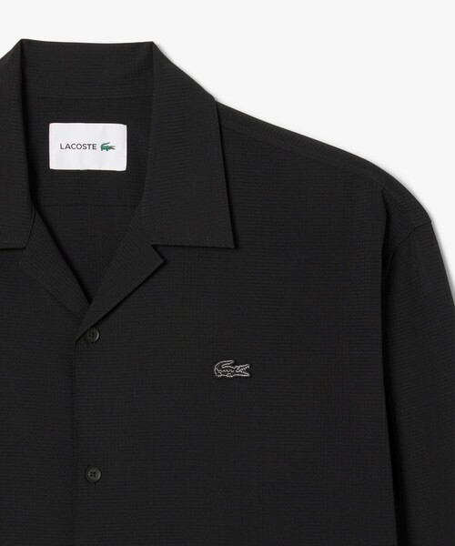 LACOSTE シャツ ブレイサブルオープンネックシャツ メンズ