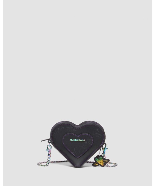 ドクターマーチン ハート型ショルダーバッグ 黒 Dr.Martens Dr.Martens 新モデル ドクターマーチン HEART BACKPACK ハート