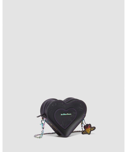 Dr. Martens マイクロ ハート キエフ レザー ショルダー バッグ Dr. Martens マイクロ ハート キエフ レザー ショルダー バッグ