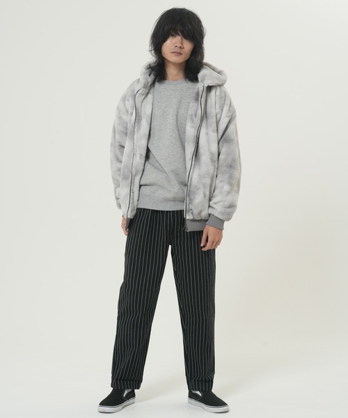 「CORISCO」 ジップアップブルゾン MEDIUM グレー メンズ_画像6